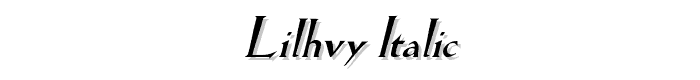 LilHvy Italic font